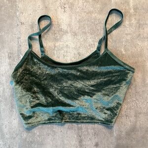 Victoria's Secret Shirt Womens XL Pink On Point Active Velvet Crop Tank Top